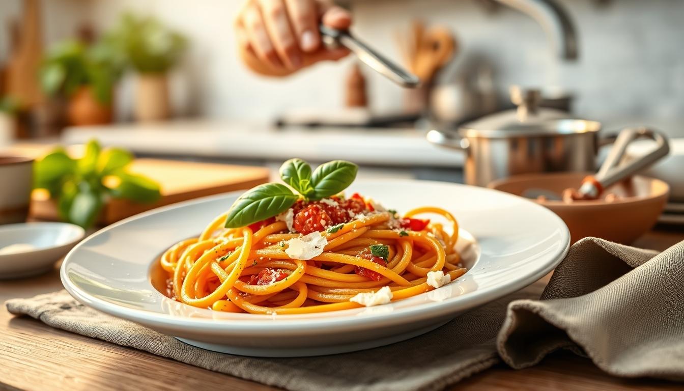 Ingredients prepared for a fast weeknight meal